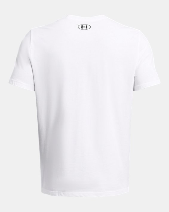Camiseta de manga corta UA Foundation para hombre, White, pdpMainDesktop image number 3